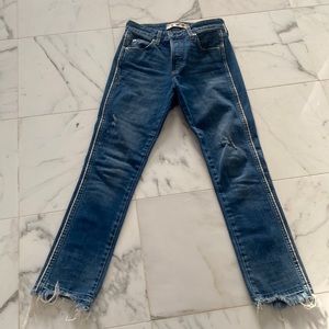 Button fly straight Amo Jean